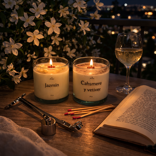 Pack Velas Jazmín & Cashmere y Vetiver