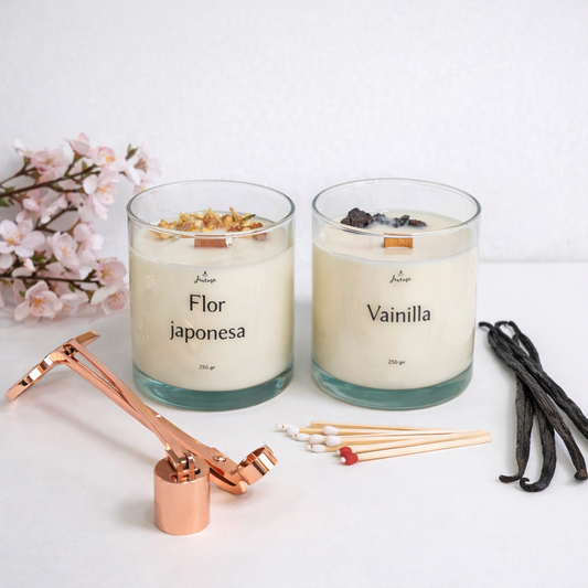 Pack Velas Flor Japonesa & Vainilla