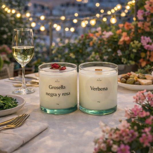 Pack Velas Grosella Negra y Rosa & Verbena