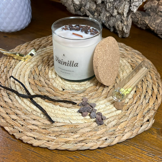 Vela Esencial Vainilla – Calma y Hogar