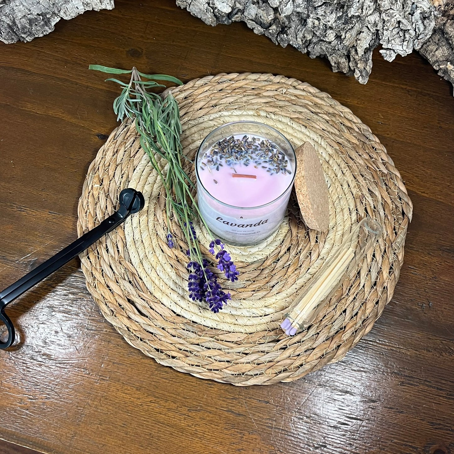 Vela Esencial Lavanda – Descanso y Equilibrio