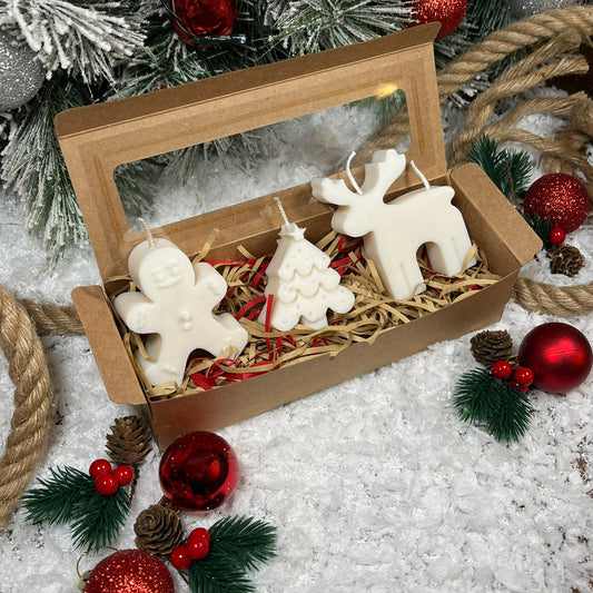 Set Navideño Ginger – Tres figuras, una misma magia