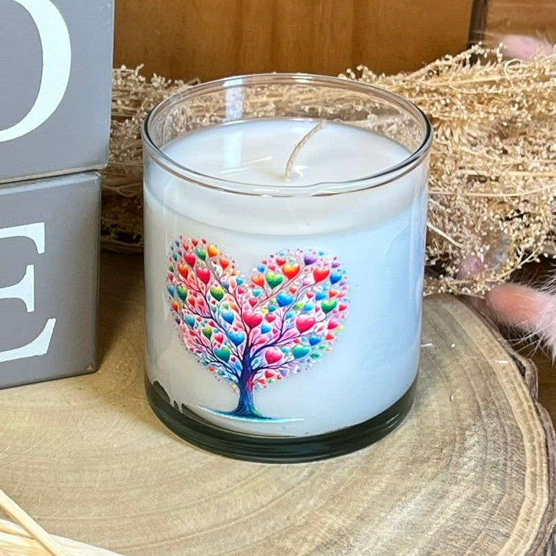 Vela Árbol de corazones