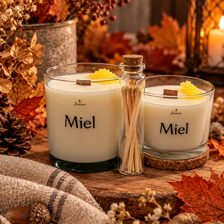 Velas de Otoño - Aromas Especiados y Cálidos