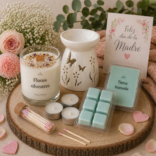 Pack Flores silvestres y quemador Primavera