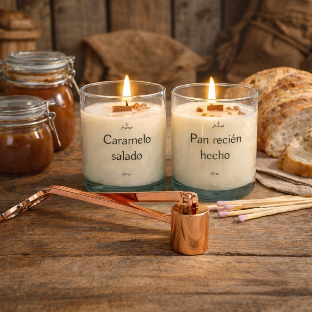 Pack Velas Caramelo Salado & Pan Recién Hecho