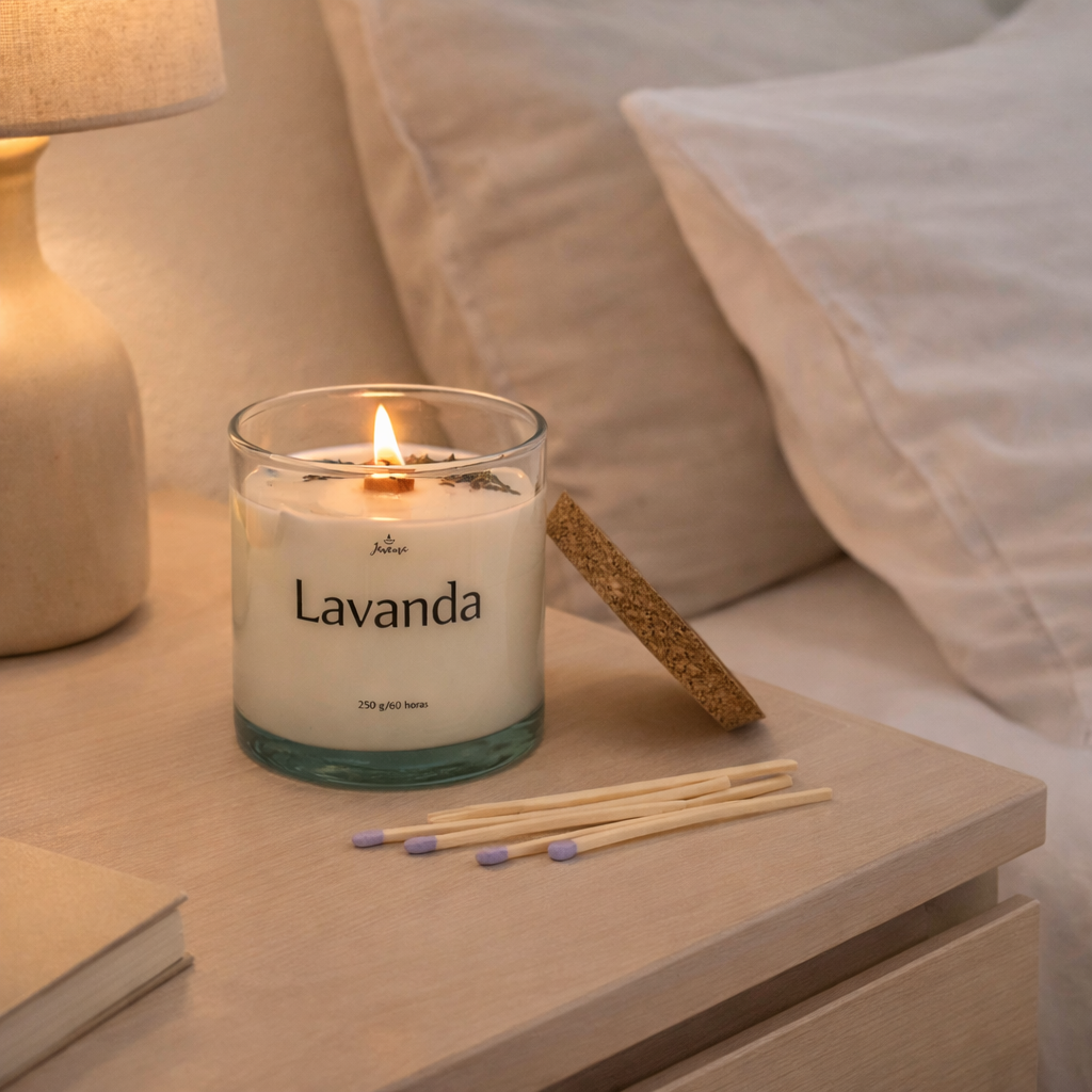 Vela de Lavanda con Cerillas