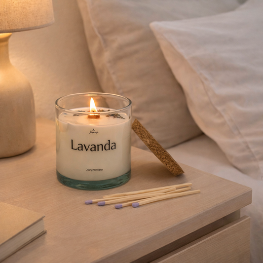 Vela de Lavanda con Cerillas