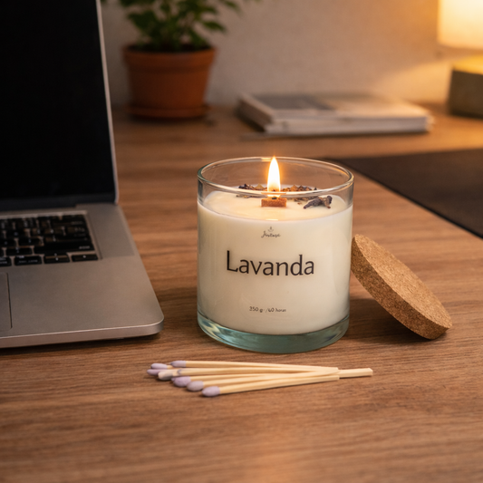 Vela de Lavanda con Cerillas