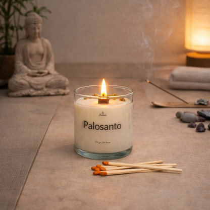 Vela Palosanto con Cerillas