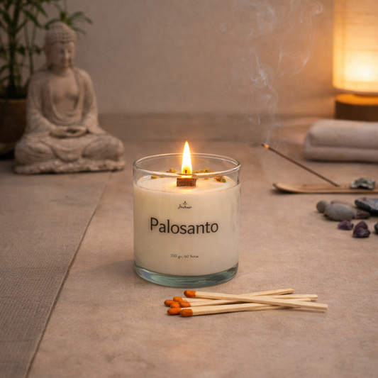 Vela Palosanto con Cerillas
