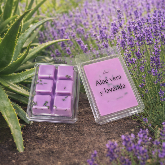Wax Melts Aloe Vera y Lavanda