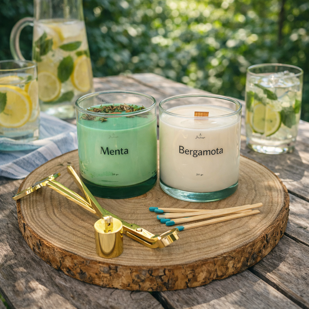 Pack Velas Menta & Bergamota
