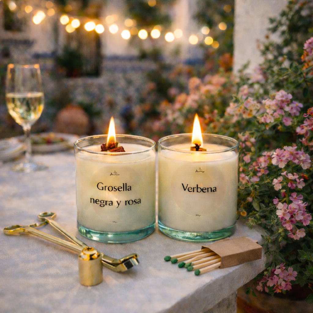 Pack Velas Grosella Negra y Rosa & Verbena