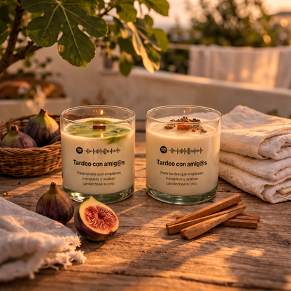 Pack Velas Higo y Loto & Flor de Algodón y Sándalo