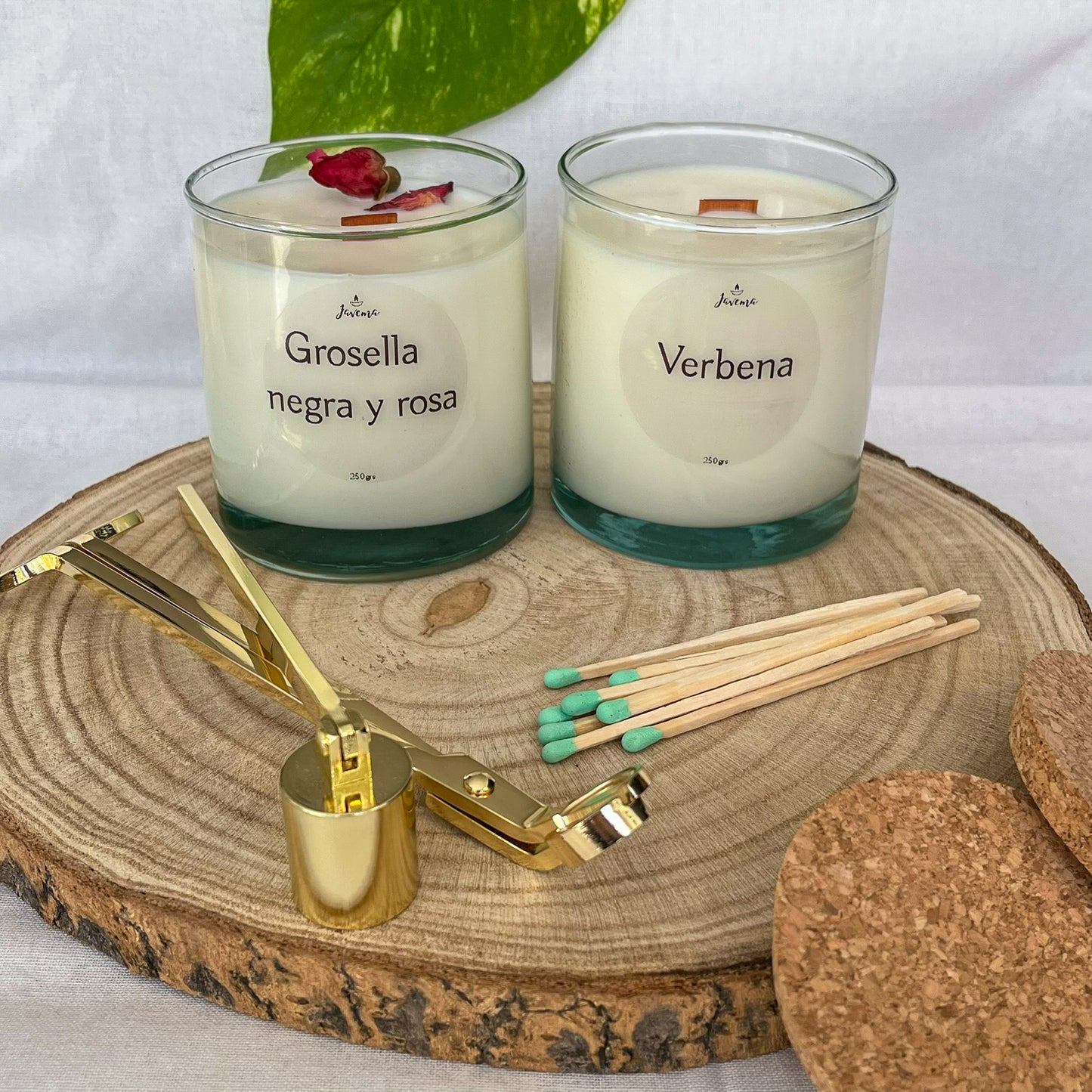 Pack Velas Grosella Negra y Rosa & Verbena