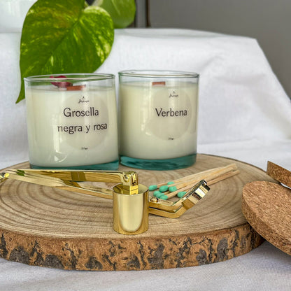 Pack Velas Grosella Negra y Rosa & Verbena