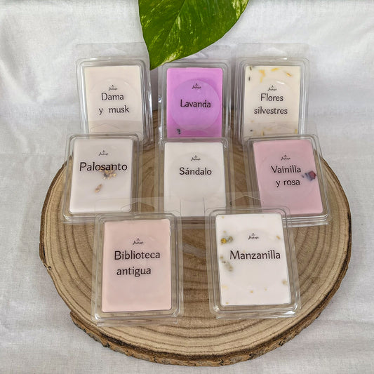 Wax Melts de Soja 85 g – Aloe Vera y Lavanda