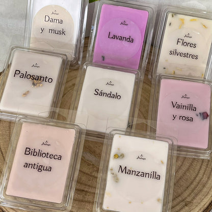 Wax Melts de Soja 85 g – Vainilla y Rosa