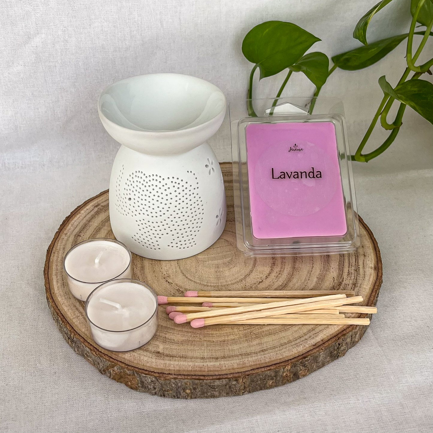 Pack Quemador Pequeño Elefante + Wax Melts