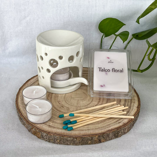 Pack Quemador Mediano Desierto + Wax Melts