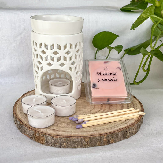 Pack Quemador Grande Torre + Wax Melts