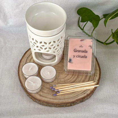 Pack Quemador Grande Torre + Wax Melts