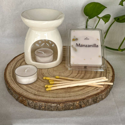 Pack Quemador Pequeño Pausa + Wax Melts