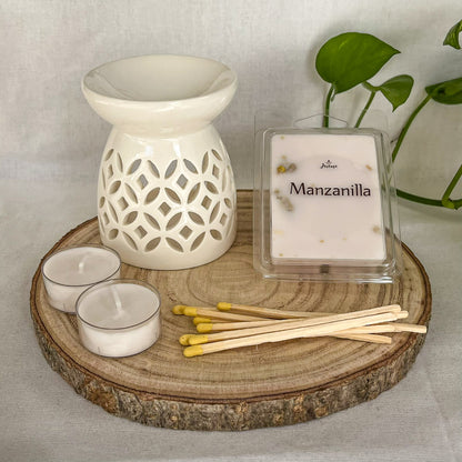 Pack Quemador Pequeño Pausa + Wax Melts