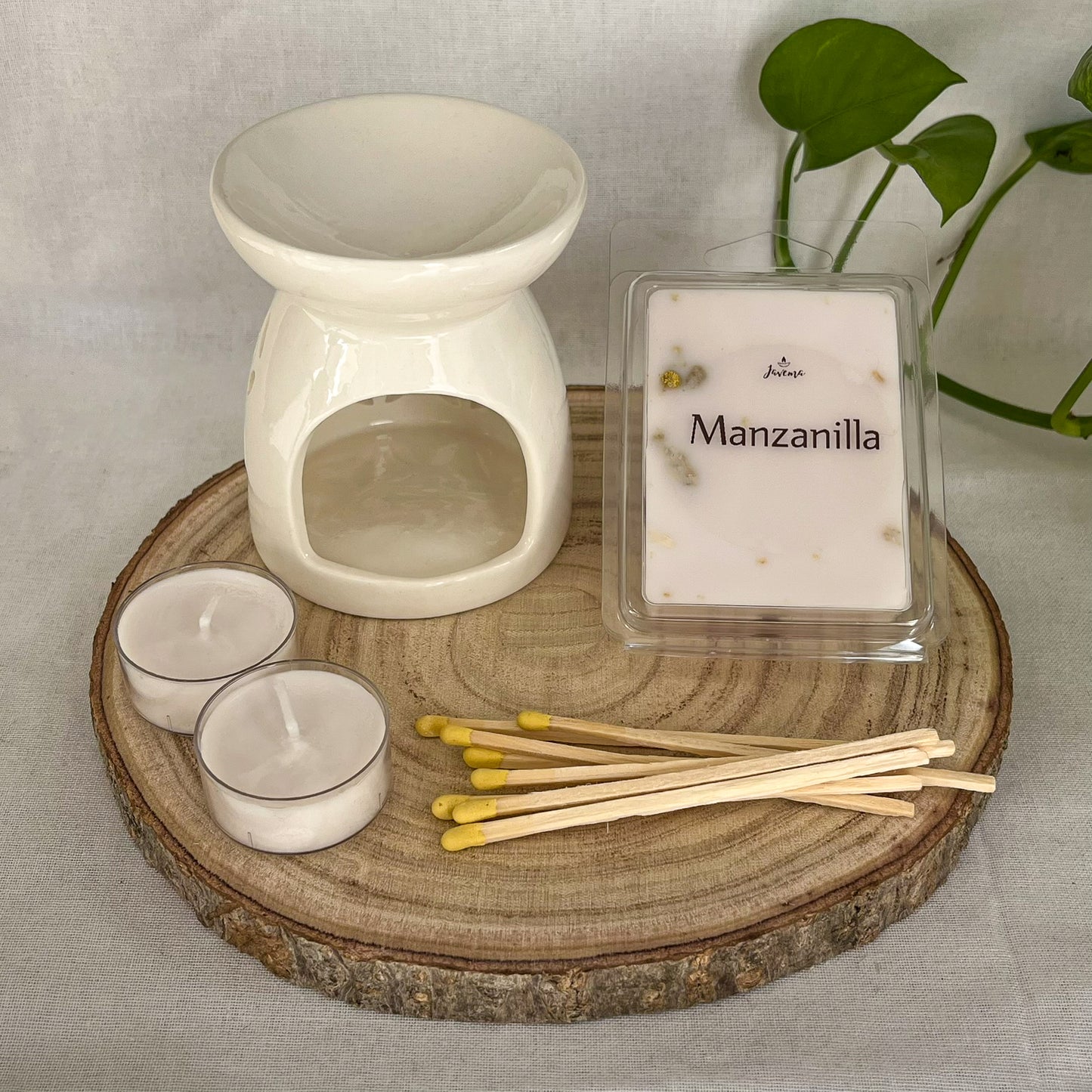 Pack Quemador Pequeño Pausa + Wax Melts