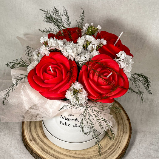 Bouquet de rosas rojas