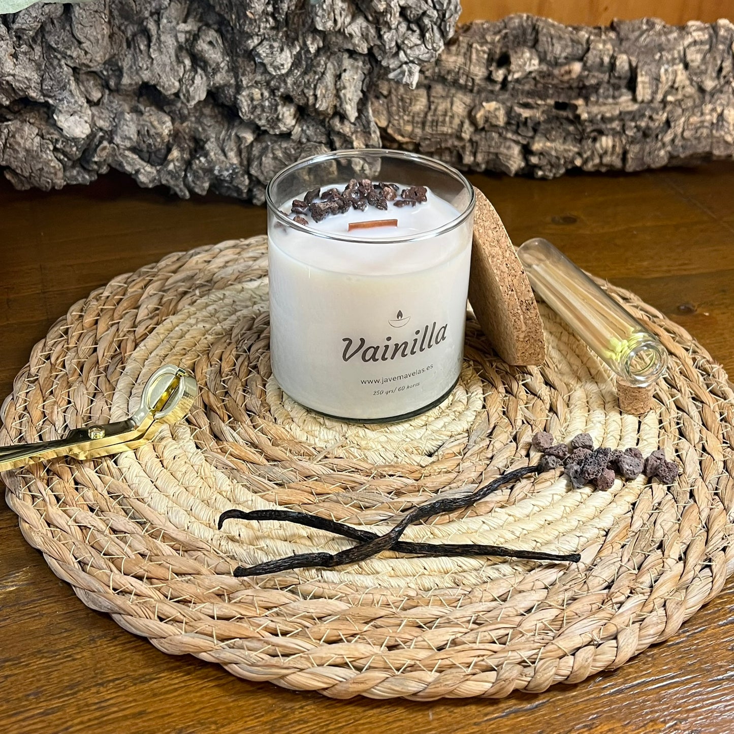 Vela Esencial Vainilla – Dulzura y Calma