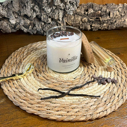 Vela Esencial Vainilla – Calma y Hogar