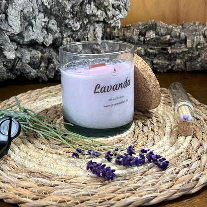 Vela Esencial Lavanda – Descanso y Equilibrio
