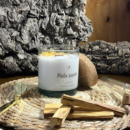 Vela Esencial Palo Santo – Energía y Limpieza
