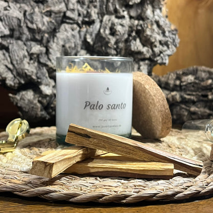 Vela Esencial Palo Santo – Energía y Limpieza