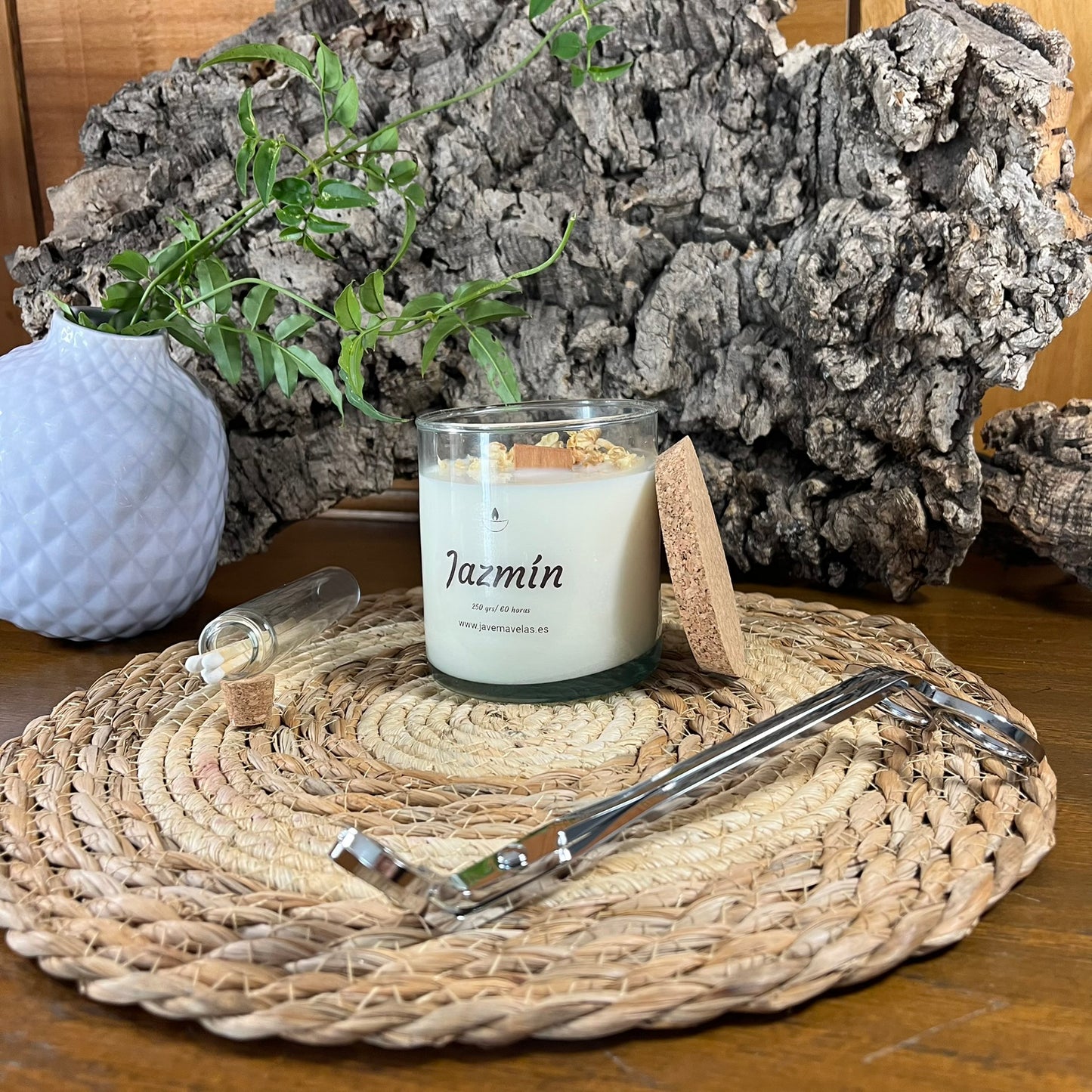 Vela Esencial Jazmín – Belleza y Armonía