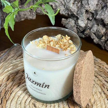 Vela Esencial Jazmín – Belleza y Armonía