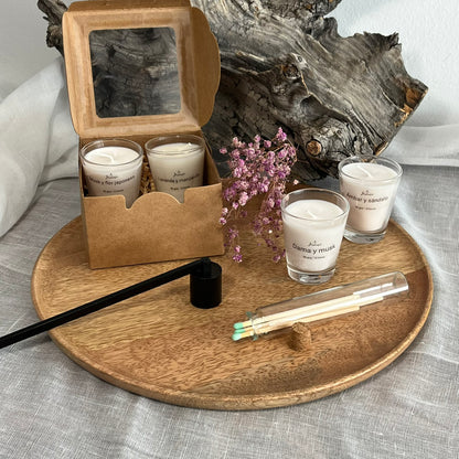 Pack de 4 Mini Velas – Aromas que transforman el ambiente