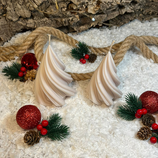 Duo de árboles girados