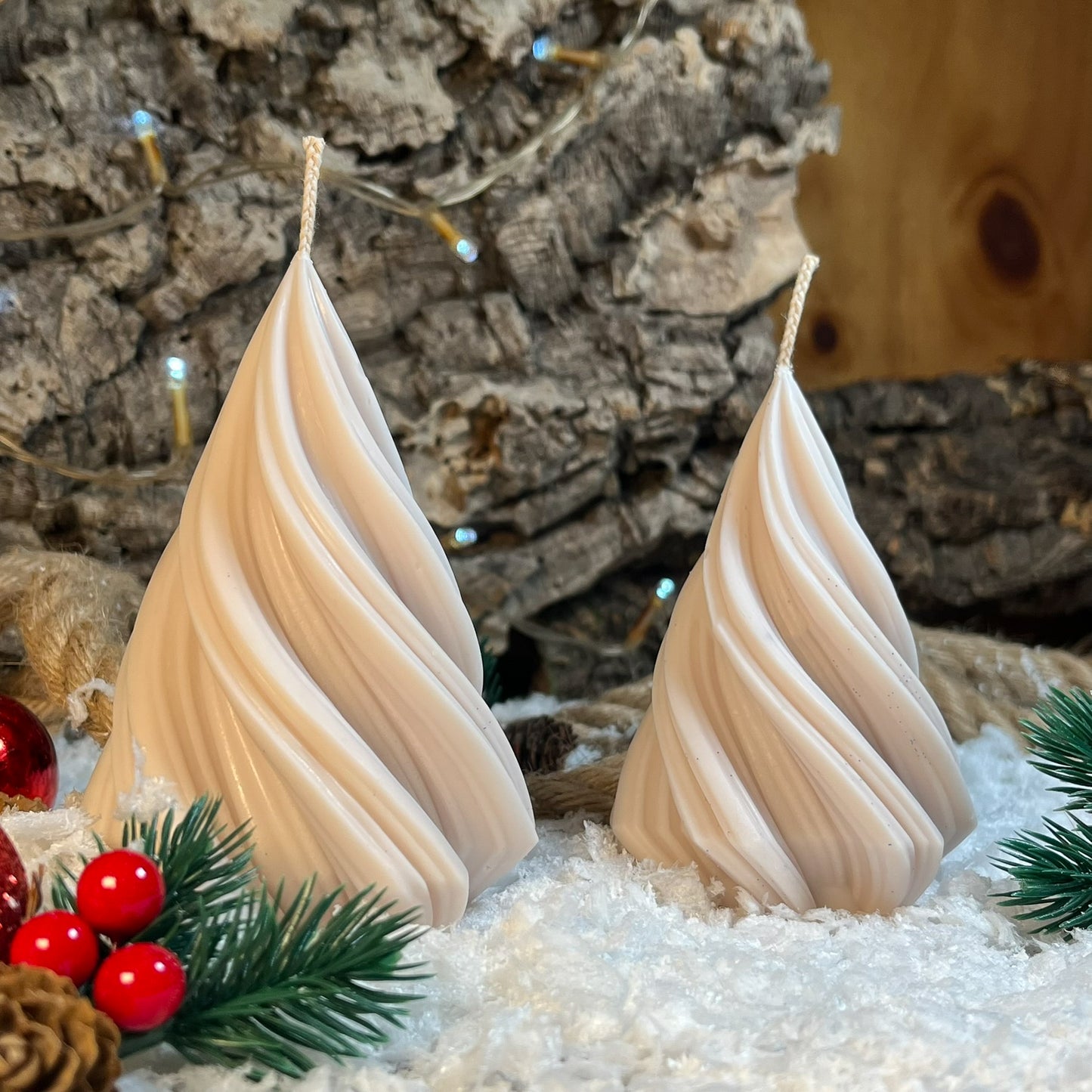 Duo de árboles girados