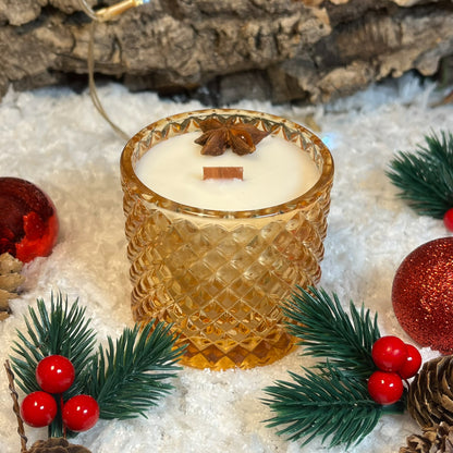 Vela Madera Especiada – Edición Ámbar