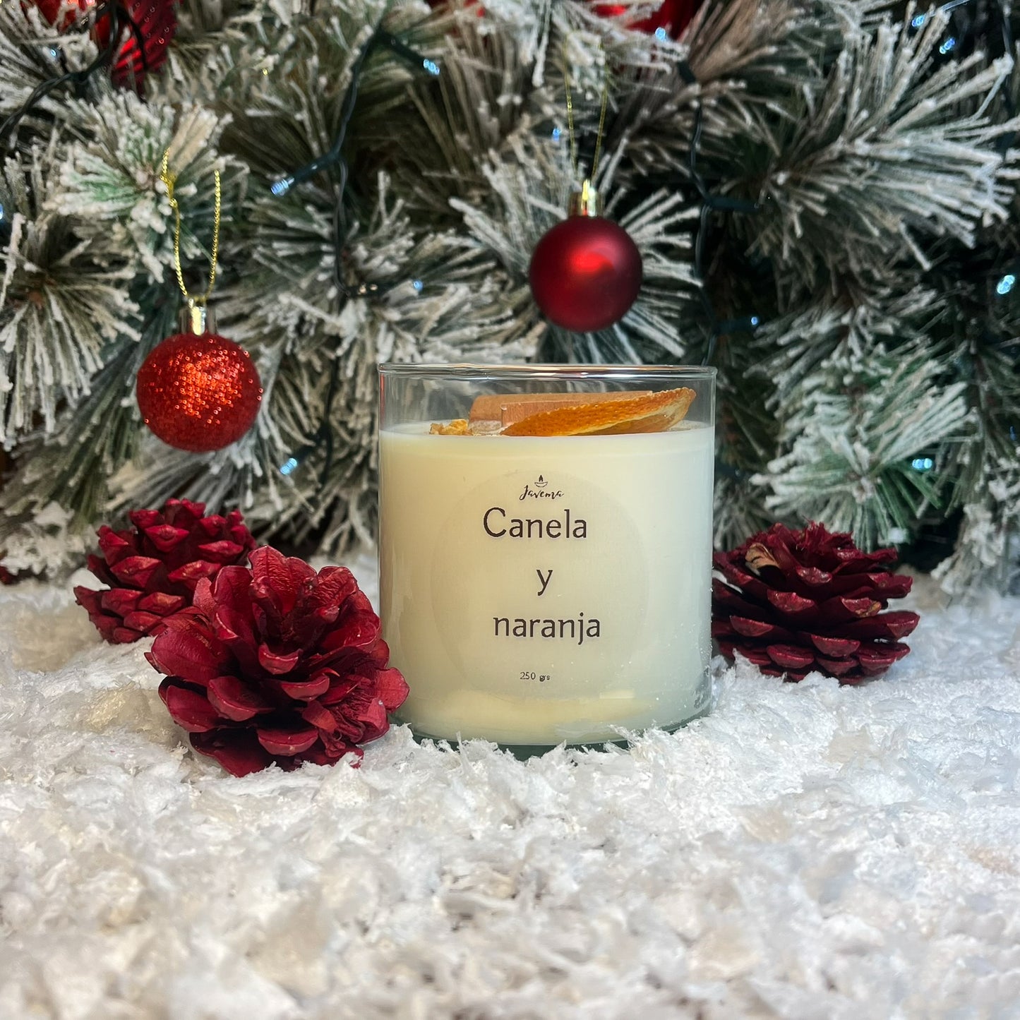 Pack 2 velas navidad