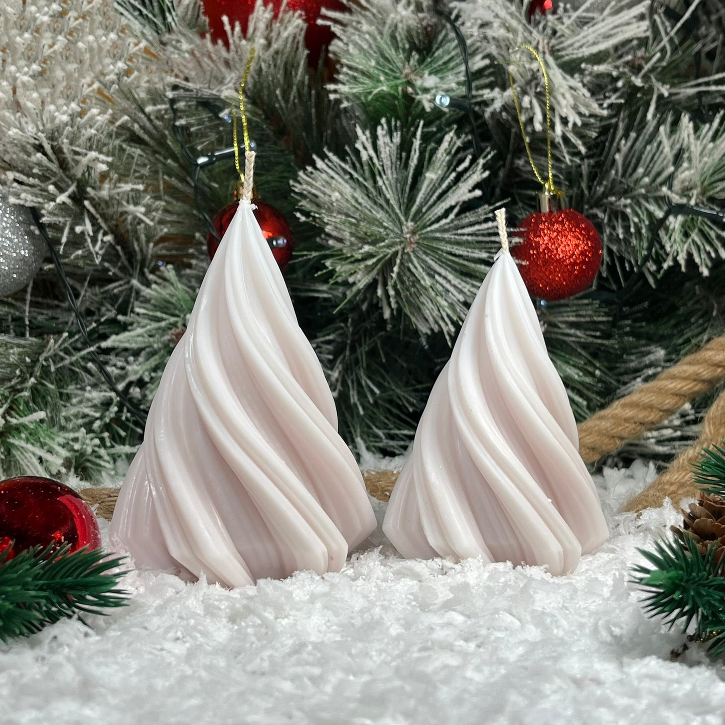 Duo de árboles girados