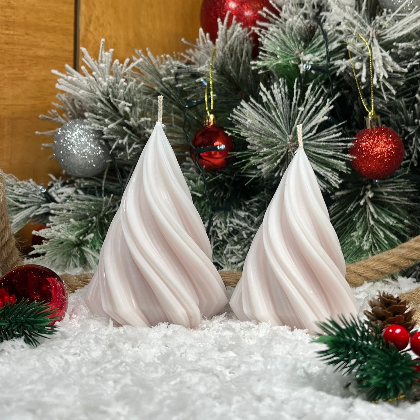 Duo de árboles girados