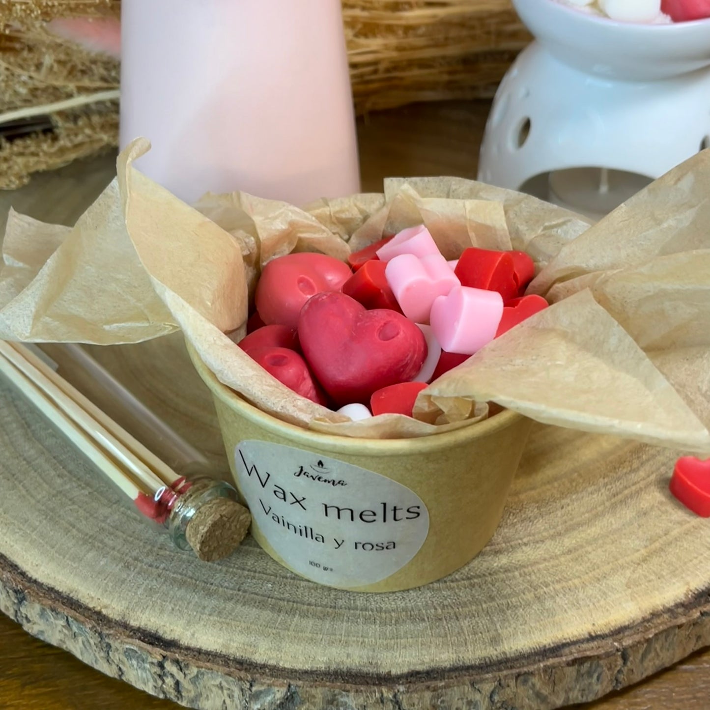 Wax melts Corazones