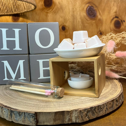Quemador de wax melts  Bambú