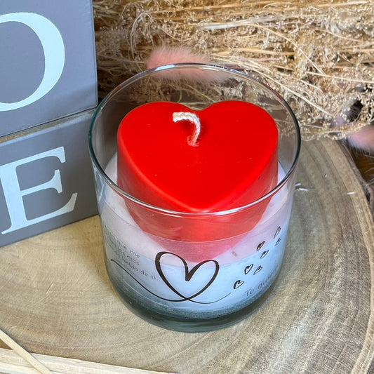 Vela Corazón de San Valentín