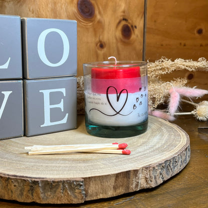 Vela Corazón de San Valentín