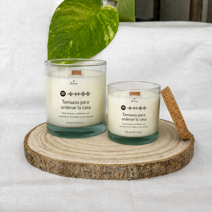 Vela Aroma Ropa Limpia 250 g con Cerillas